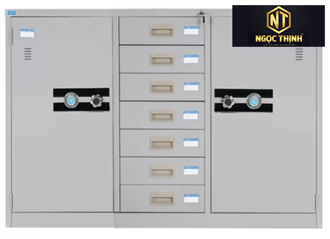 Tủ sắt sơn tĩnh điện 3 khoang TU118-7D